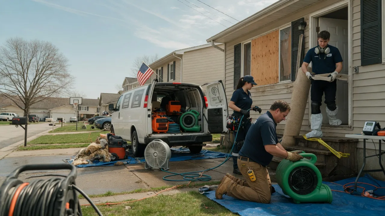 Water Damage Restoration in Mansfield, OH near me